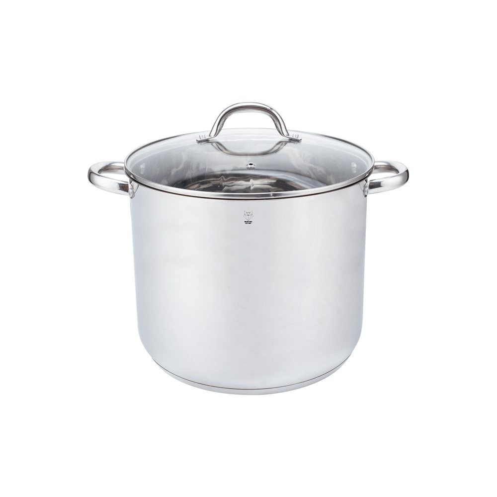 Image of 9.7 Liter Stainless Steel Voss Sevilla Induction- Universal Soup Pot Spaghetti Pot Induction Pot Induction Pot