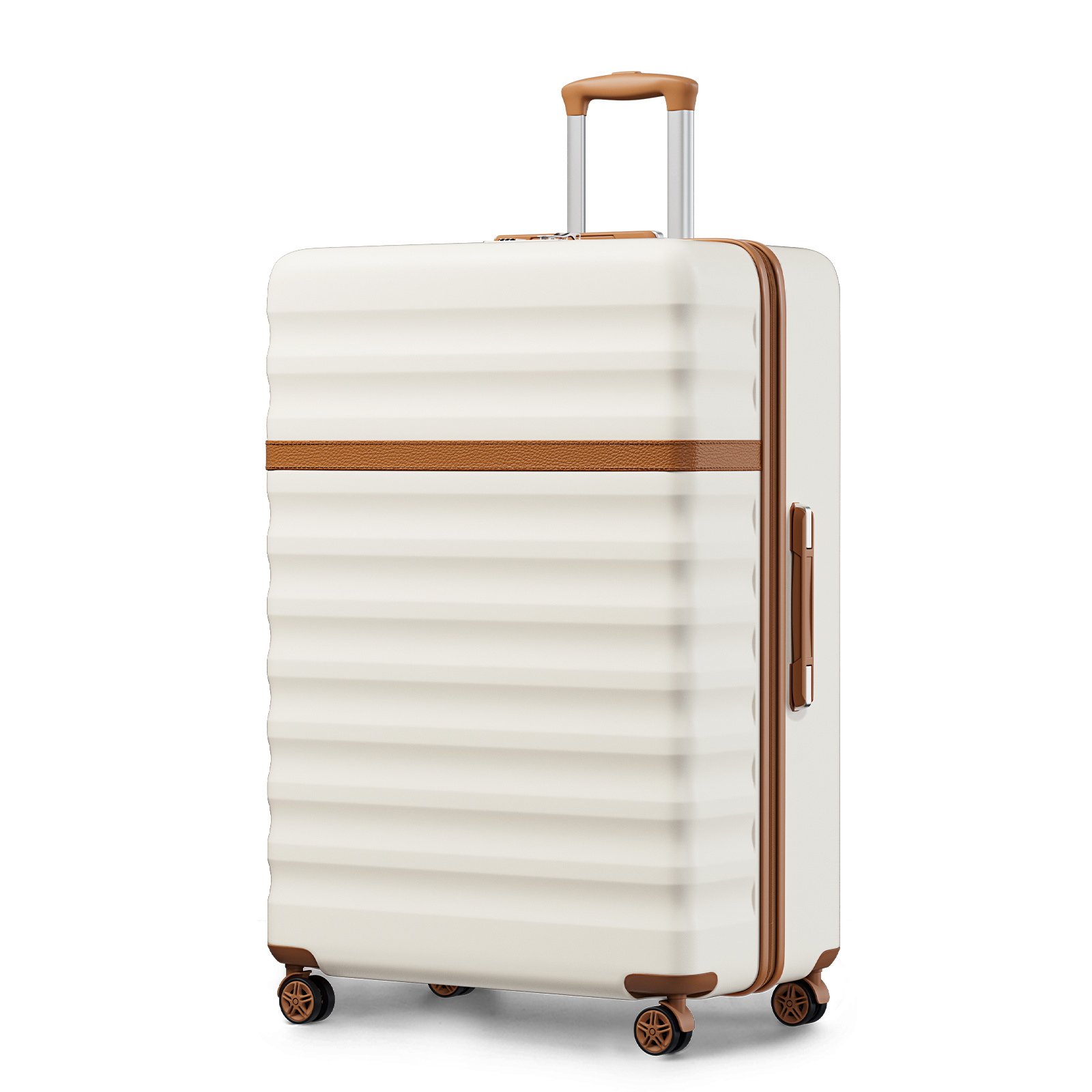 Image of 32inch Kono Suitcase Trolley Hand Luggage Suitcase Travel Suitcase From Abs + Pc Hard Case With 4 Wheels , Cabin Luggage, Abs + Polycarbonate, Hard Shell, Lightweight, Travel Luggage