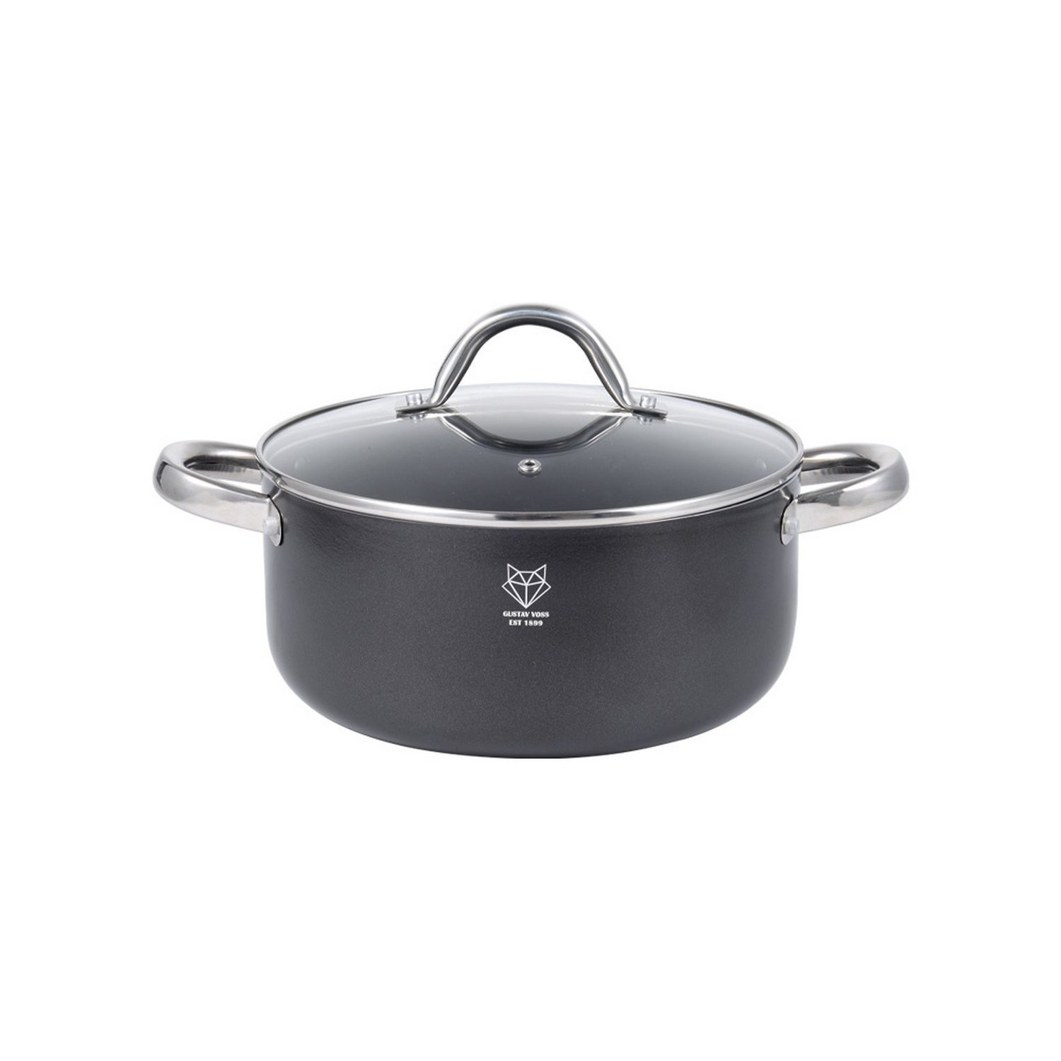 Image of 4.5 Liter Cooking Pot Voss Piräus Universal Cooking Pot Induction- Vegetable Pot Meat Pot Induction Cooking Pot Roasting Pot Roasting Pan Induction Pot