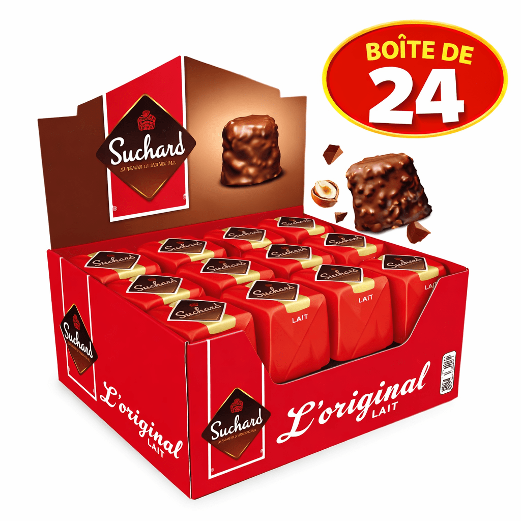 TEMU Scatola di Rochers Cioccolato al Latte Suchard - 1.85 Lbs - 24 pezzi Suchard