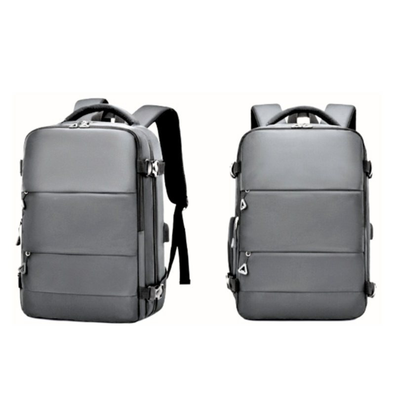 Image of Backpack For Plane Cabin Luggage For Laptop Grey Waterproof