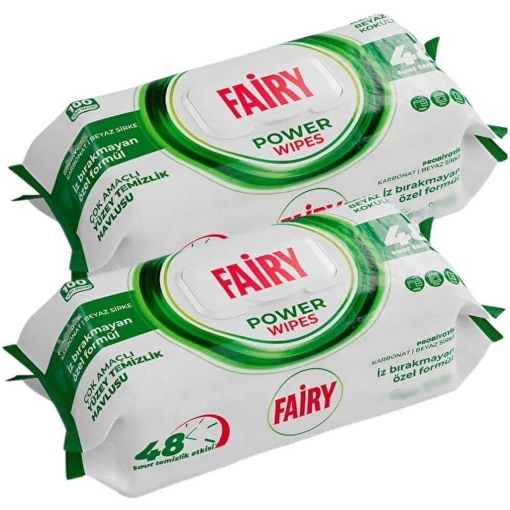 TEMU Fairy /white Soap Scented Surface Cleaning Wipes - In Pack Of 2 X 100 Wipes (200 Wipes), Disposable Household Cleaning Wipes For Kitchen &