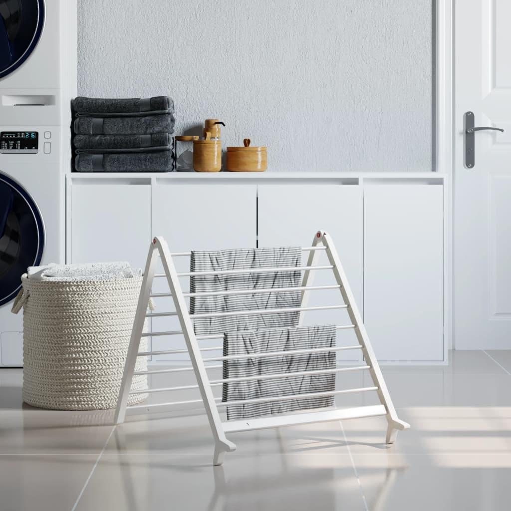 Vidaxl Bathtub Laundry Rack, Extendable, Aluminum Frame Laundry Stand For Small Spaces, Laundry Drying Rack, Aluminum