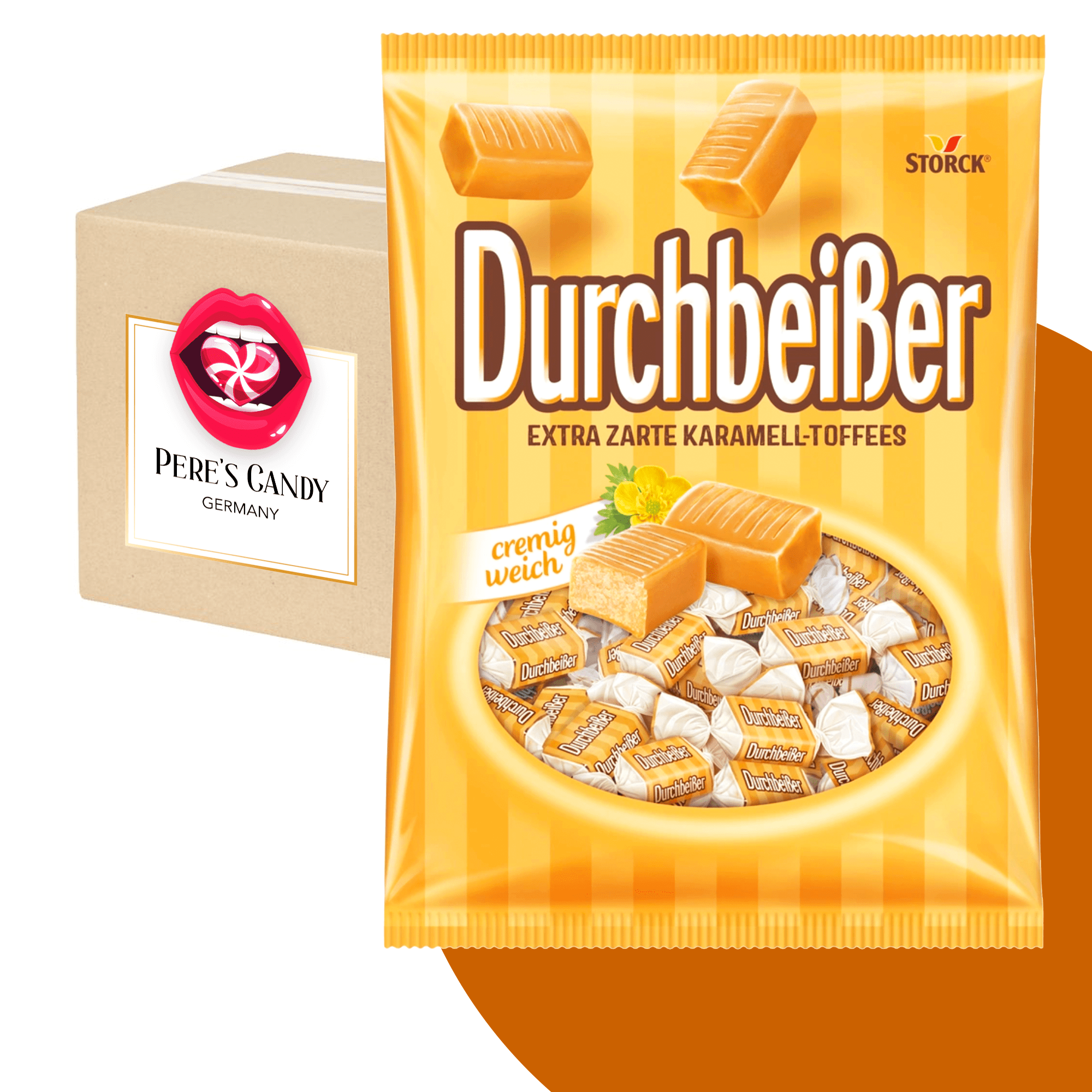 2-pack Störck Caramel Lollipops 850g