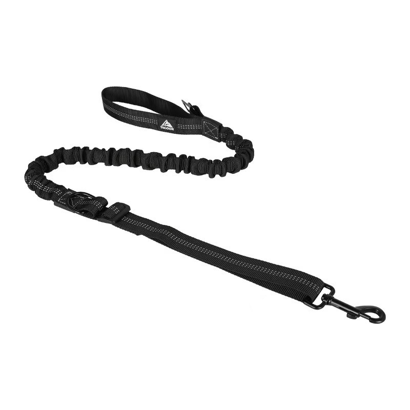 Shock-absorbing Dog Leash For Hand-held Walking + Car Safety, Ideal For Outdoor Strolls