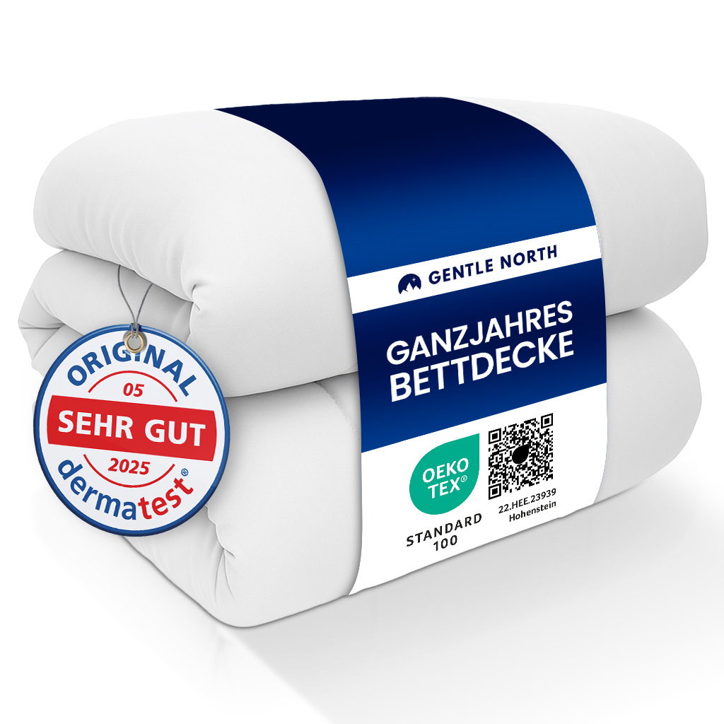 Gentle North Bedspread As A Duvet - Duvet Suitable For Allergy Sufferers - Soft Blanket - Fluffy & Washable At 95° In 135x200 | 155x220 | 200x200 | 220x200 | 240x220