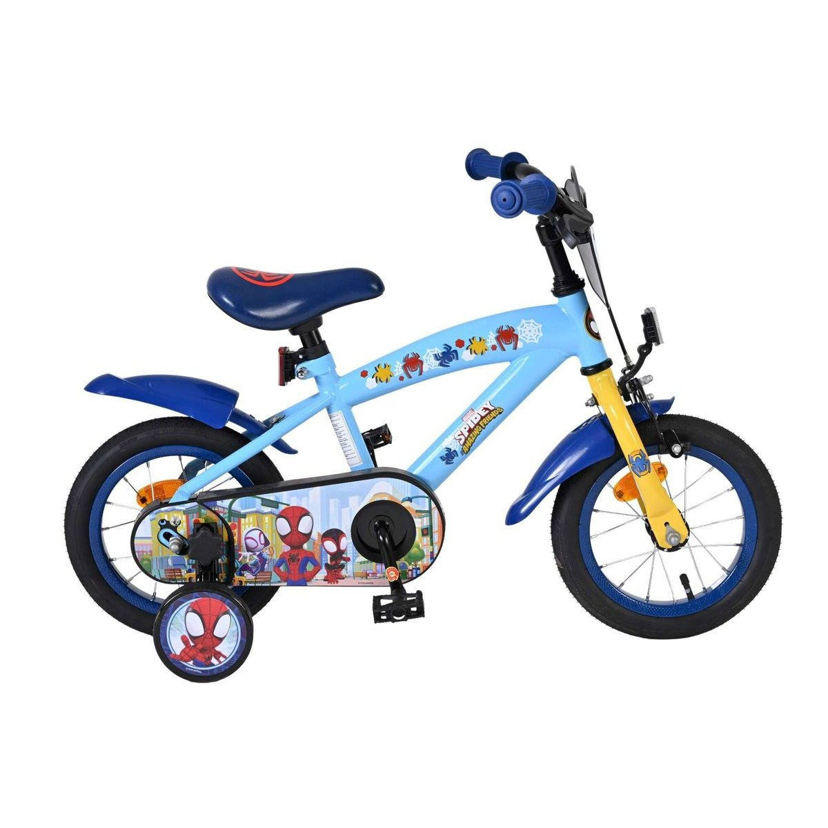 Image of 12 Inch Kids Boys' Bike Boys' Bike Kids' Bike With Back-pedal Brake, , Mudguards And Training Wheels 20504-cb12