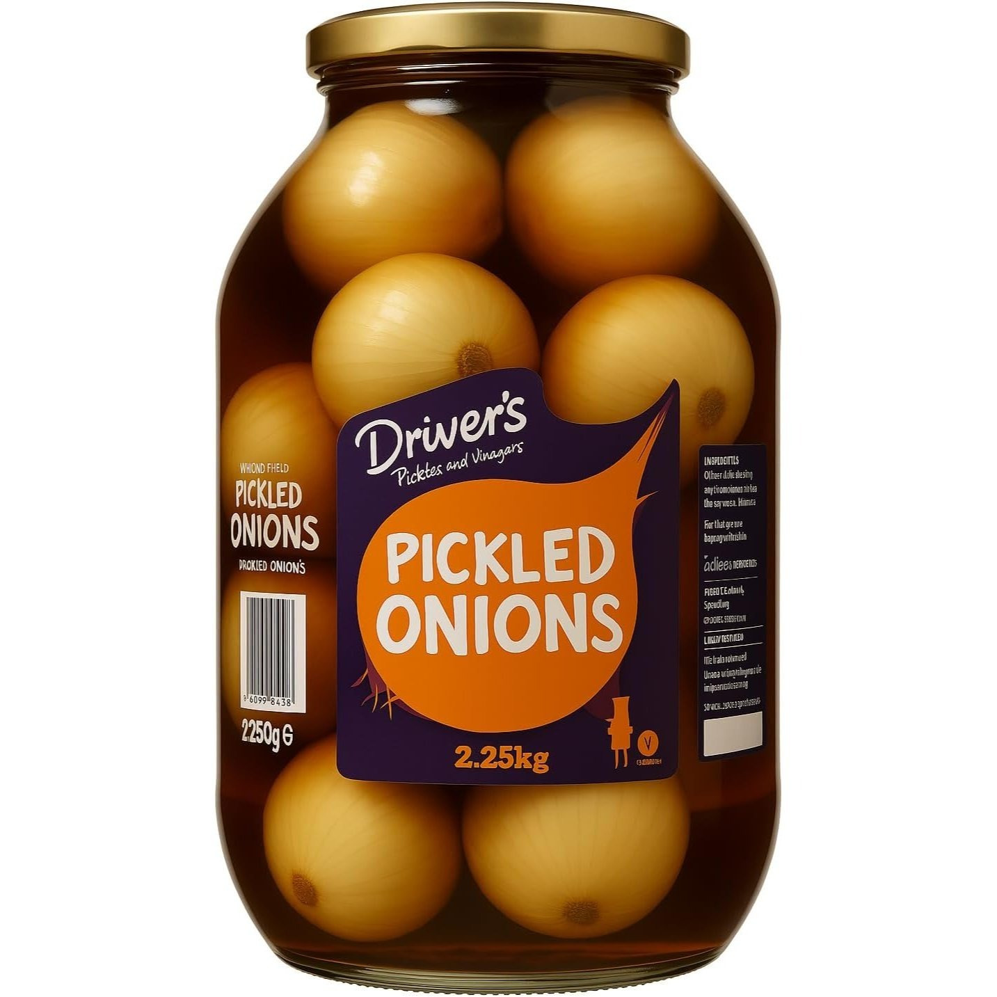 TEMU Drivers Pickled Onions Traditional Pub Style 2.25kg