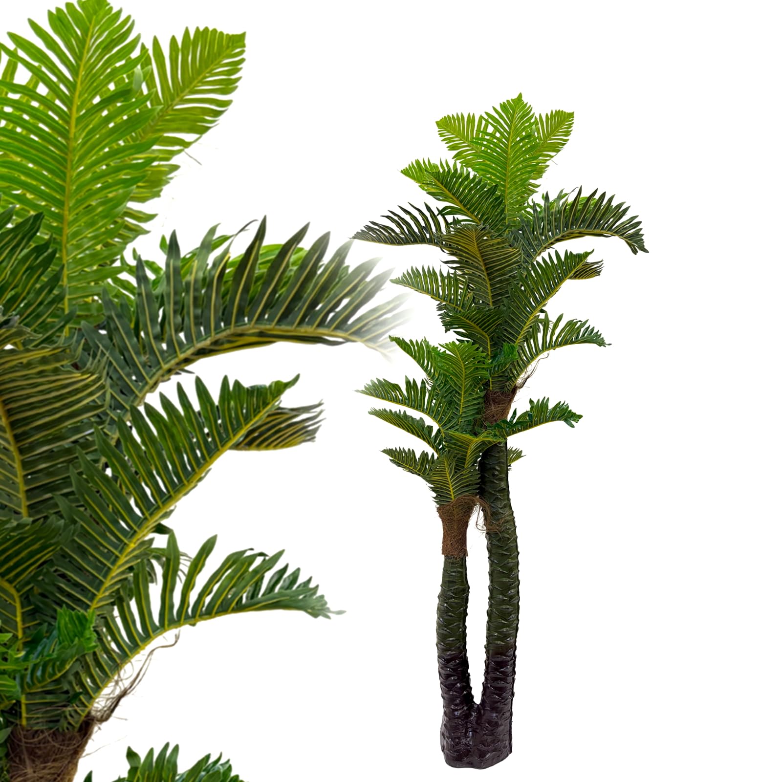 150 Cm Without Pot, Large Artificial Palm Tree, Realistic Plastic Plant, Palm Tree