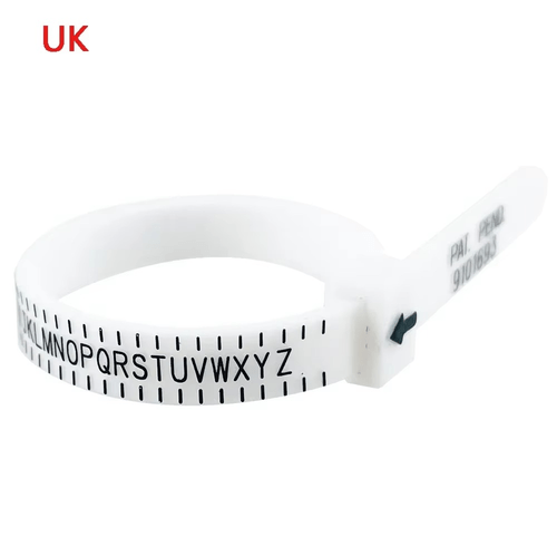 adjustable ring tool unisex finger size gauge kit with uk sizes a z accurate finger size measure tool for women men