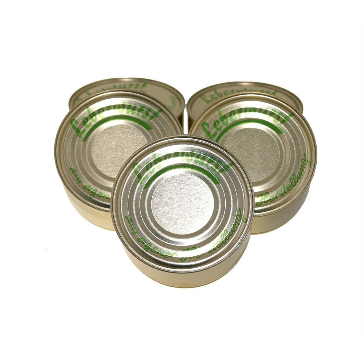 Image of Sausage Specialties In Cans - Liver Sausage - 5 X 400g | 1 Year Shelf Life | Artisanal Production