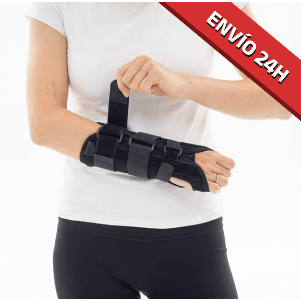 TEMU Férula de Muñeca Universal para Actividades - Soporte Largo Estabilizador con Correas Ajustables y Tejido Resistente - Accesorio de Protección