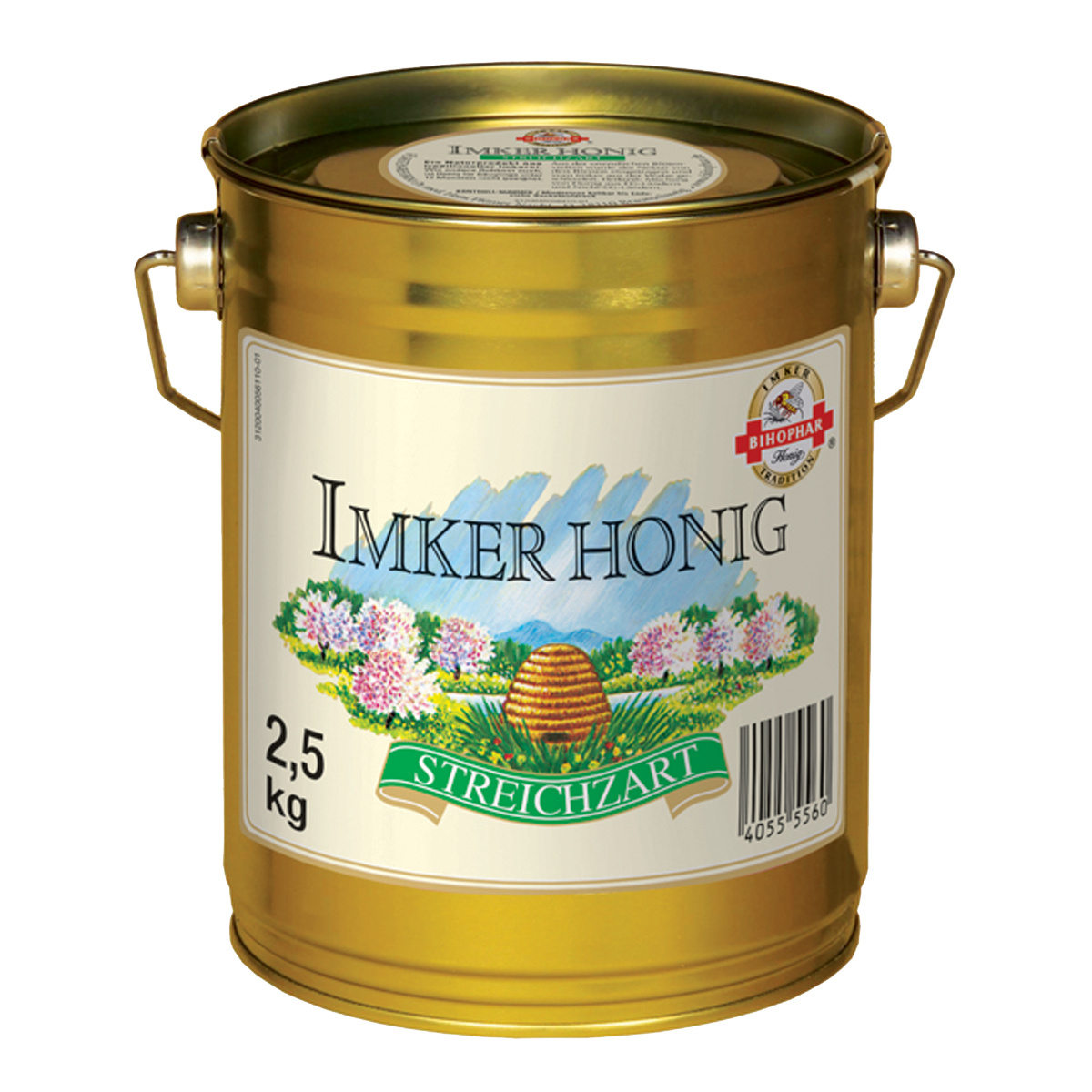Bihophar Beekeeper's Honey - Creamy, Spreadable, Delicately Creamy - 2500g Bucket