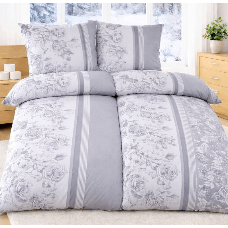 E-shop Fein-Biber 2x Bettwäsche 135x200 x 2x Kissenbezug 80x80 Biber, extra flauschige weich Bettbezug, flauschig winter Bettdecke, kuschelige Kinder