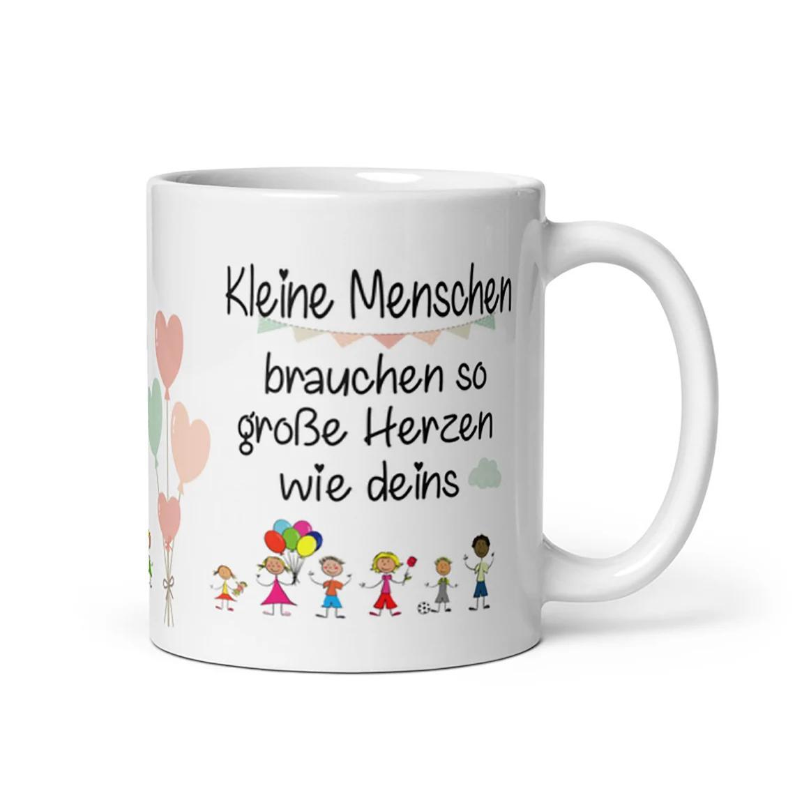 Mug / Little People Need Hearts As Big As - Educator - Daycare Provider