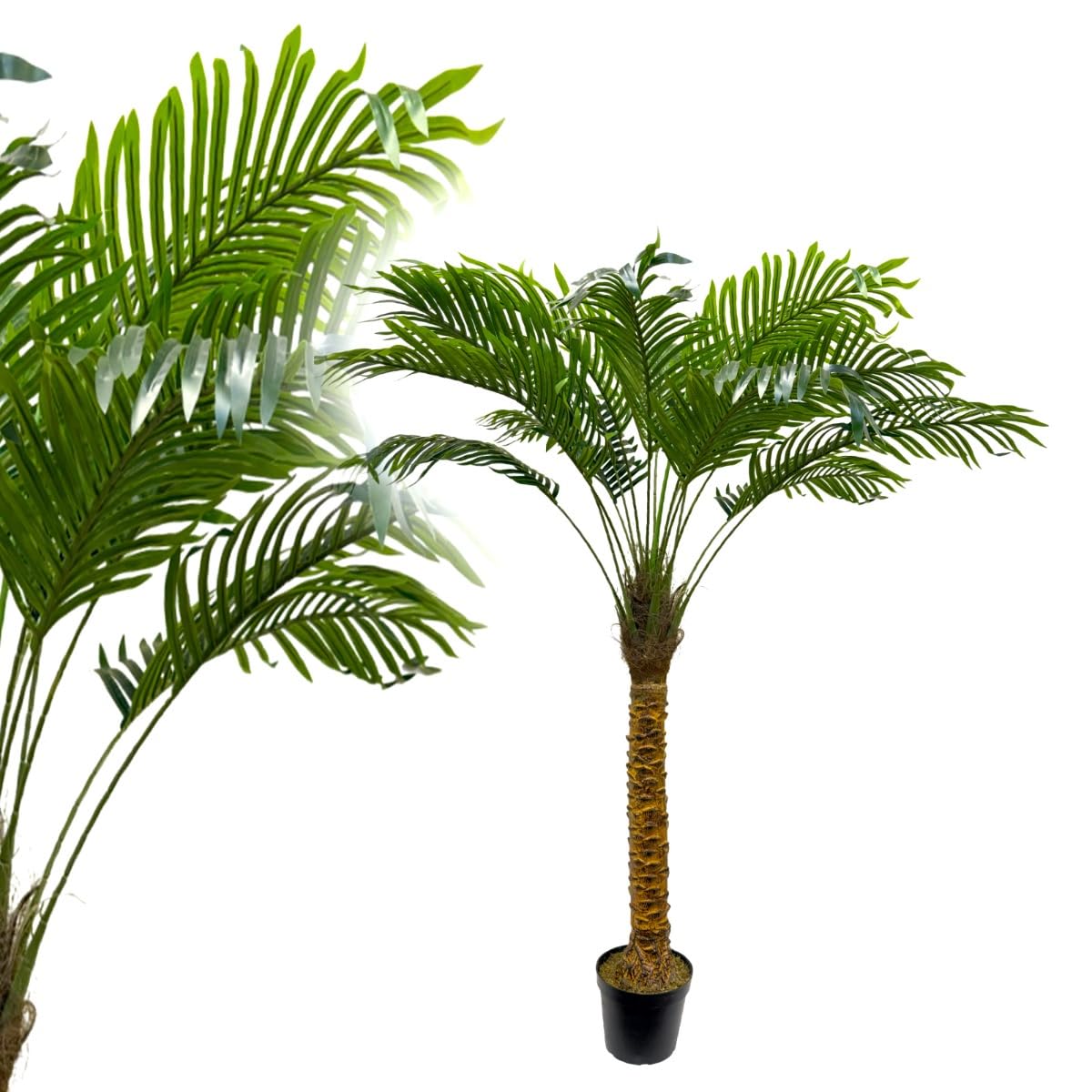 Artificial Palm Tree, 150 Cm, , Realistic Artificial Palm Plant For Decoration