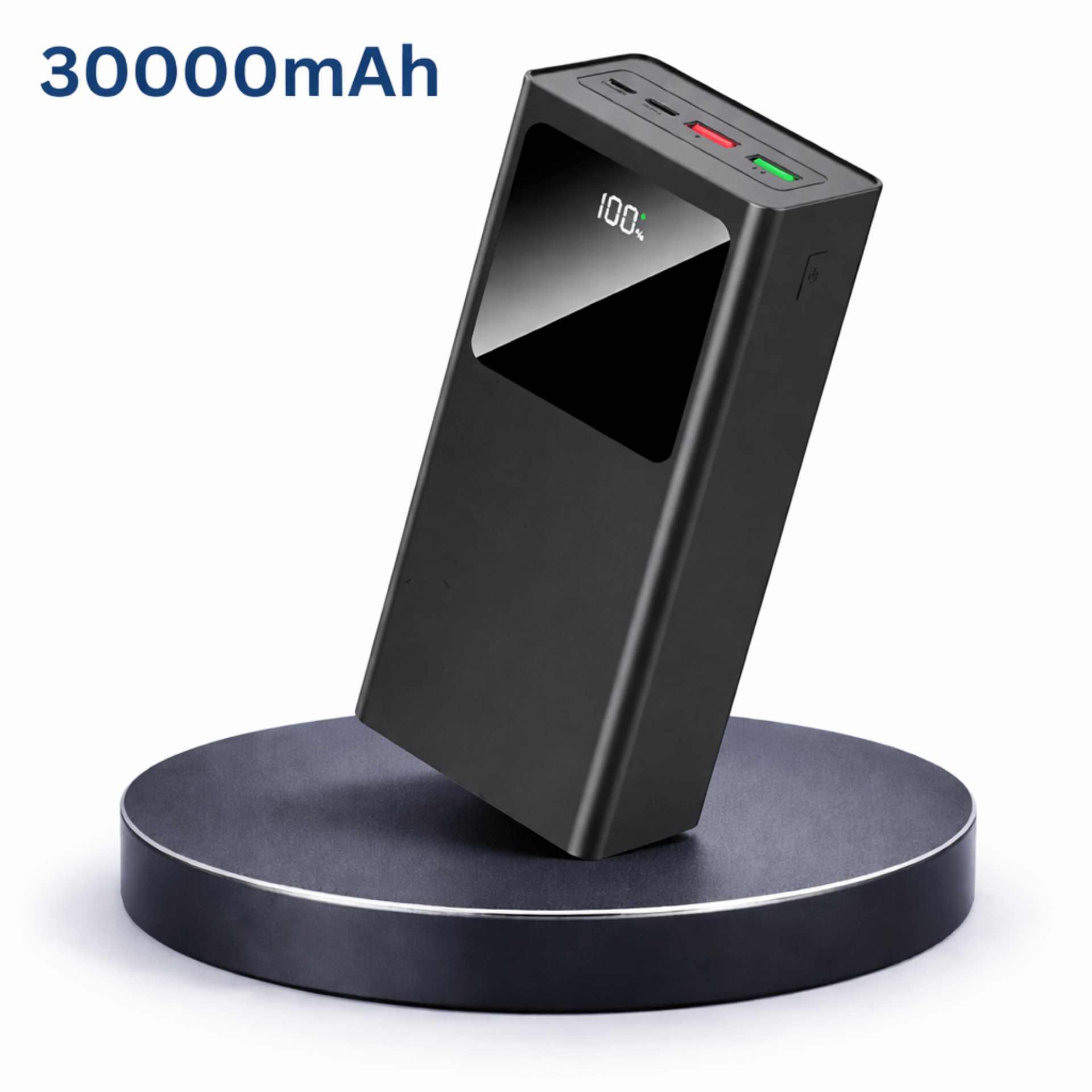TEMU Ufuzon 30000mah Power Bank, 22.5w Pd Fast Charging, Usb-c, Led Display, Compatible With Iphone & Ipad