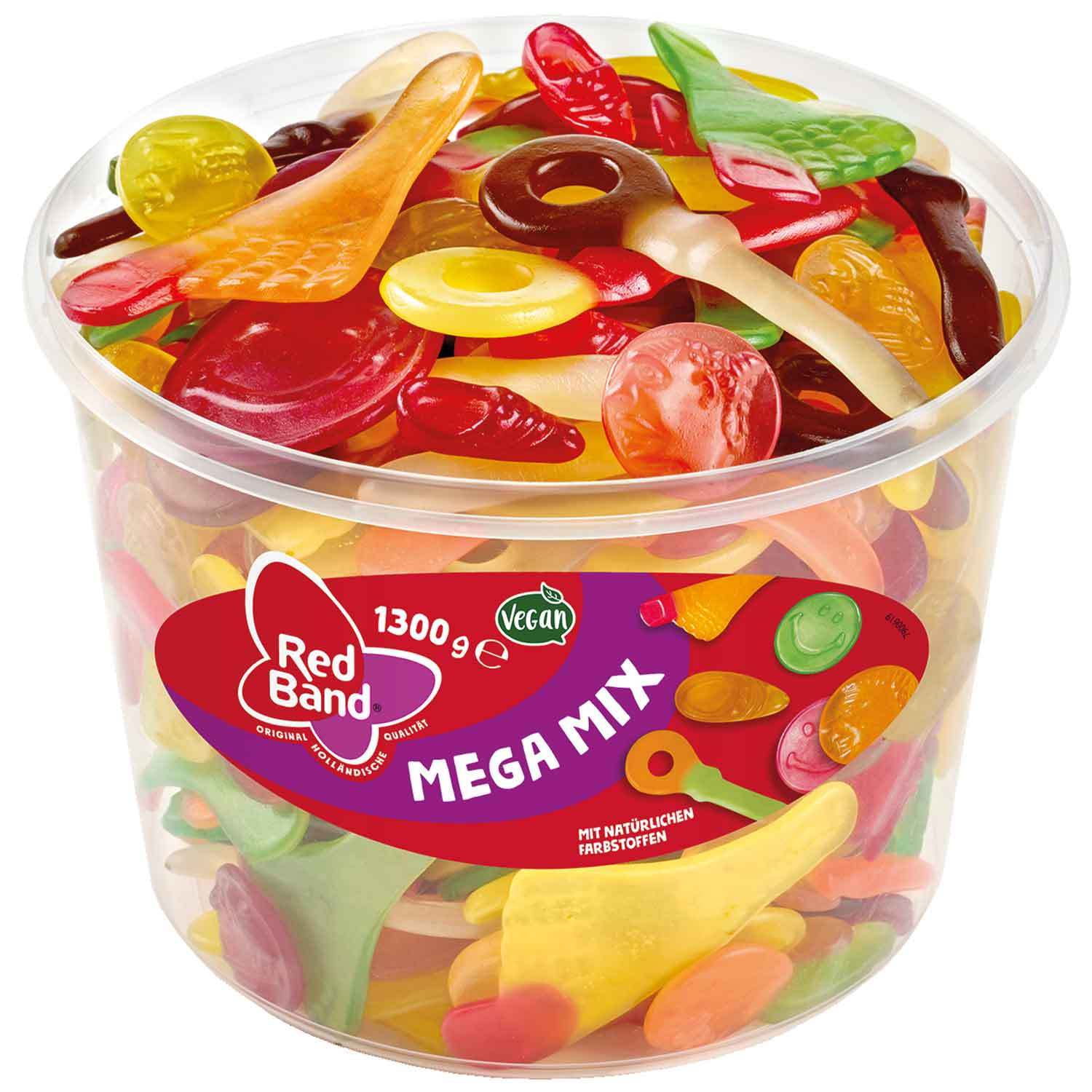 Red Band Mega Mix Fruit Gum 1300g