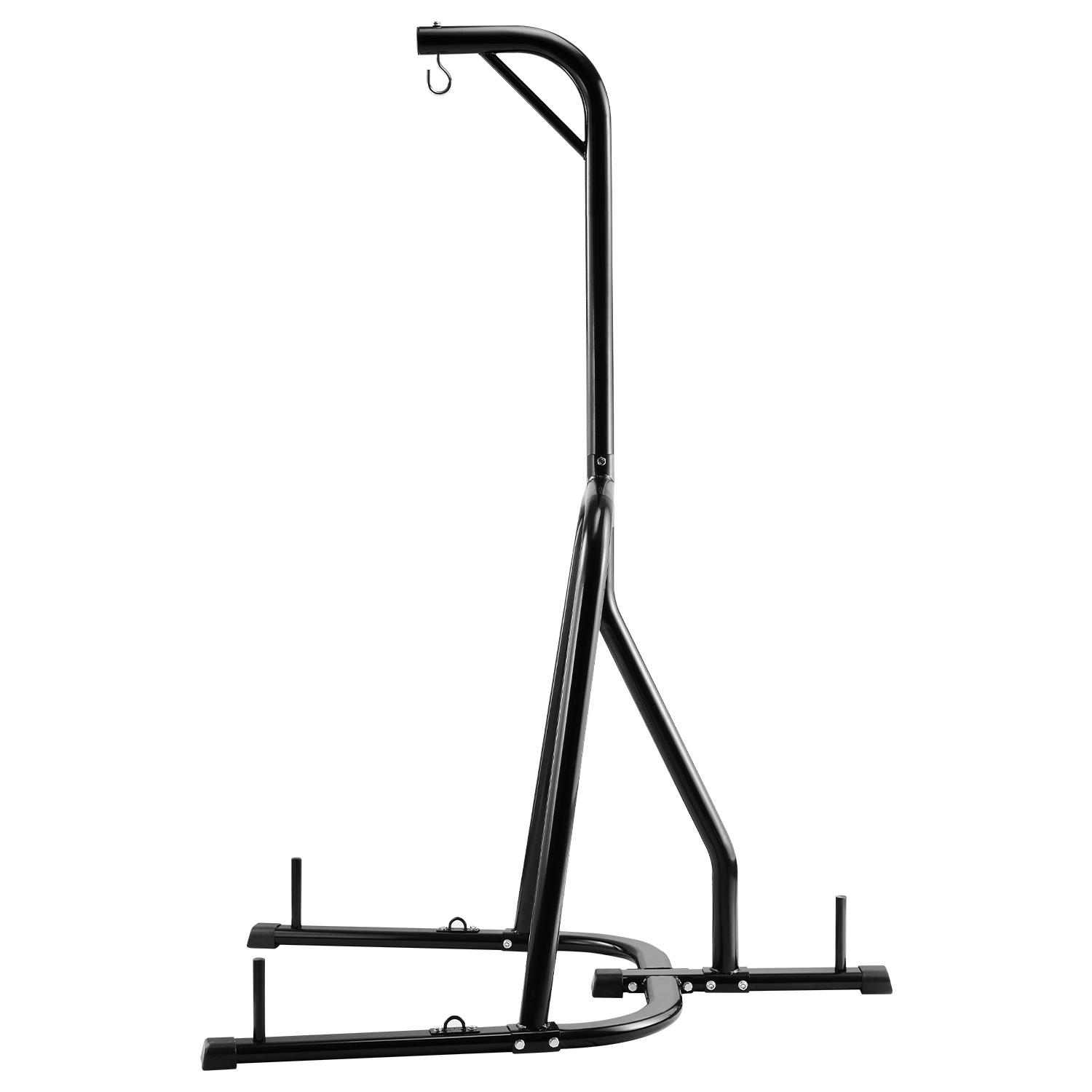 Image of Vevor Punching Bag Stand, Steel Heavy Duty Workout Equipment, Boxing Punching Bag Stand, To 140 Lbs, Freestanding Sandbag Rack With Weighted Base, Training Equipment For Home Gym Fitness