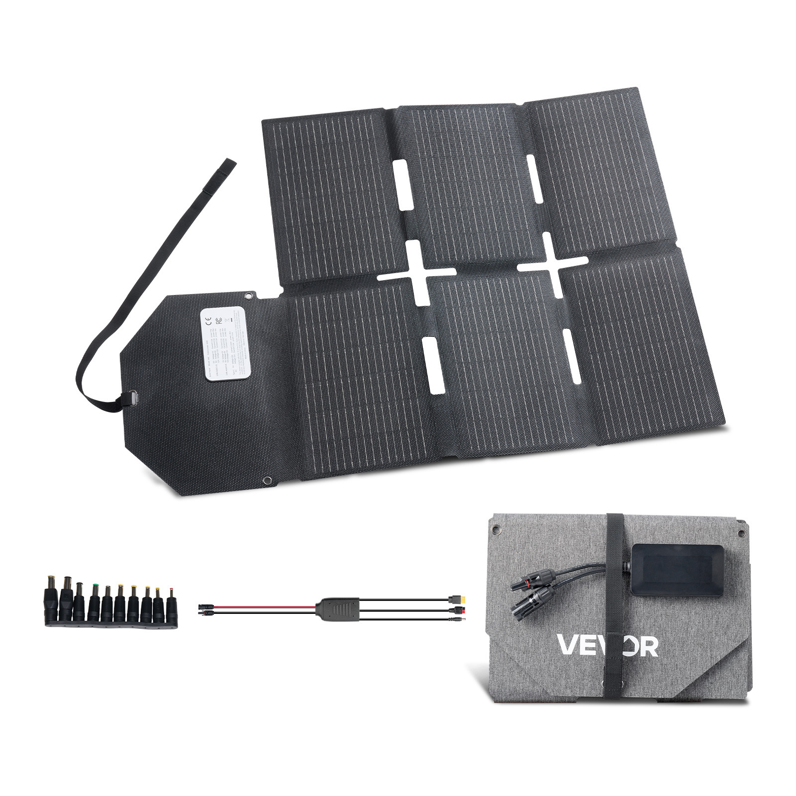 Кабелі та порти сонячної панелі VEVOR