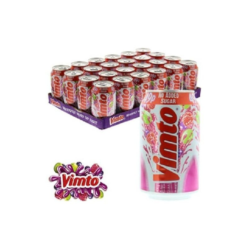 TEMU Vimto Fizzy 0 330ml (pack Of 24 X 330ml)