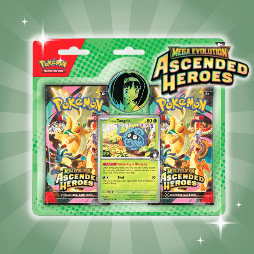 Pokémon Me02.5 – Exalted Collection (green) | 2 Booster Packs | German | Mega Evolution