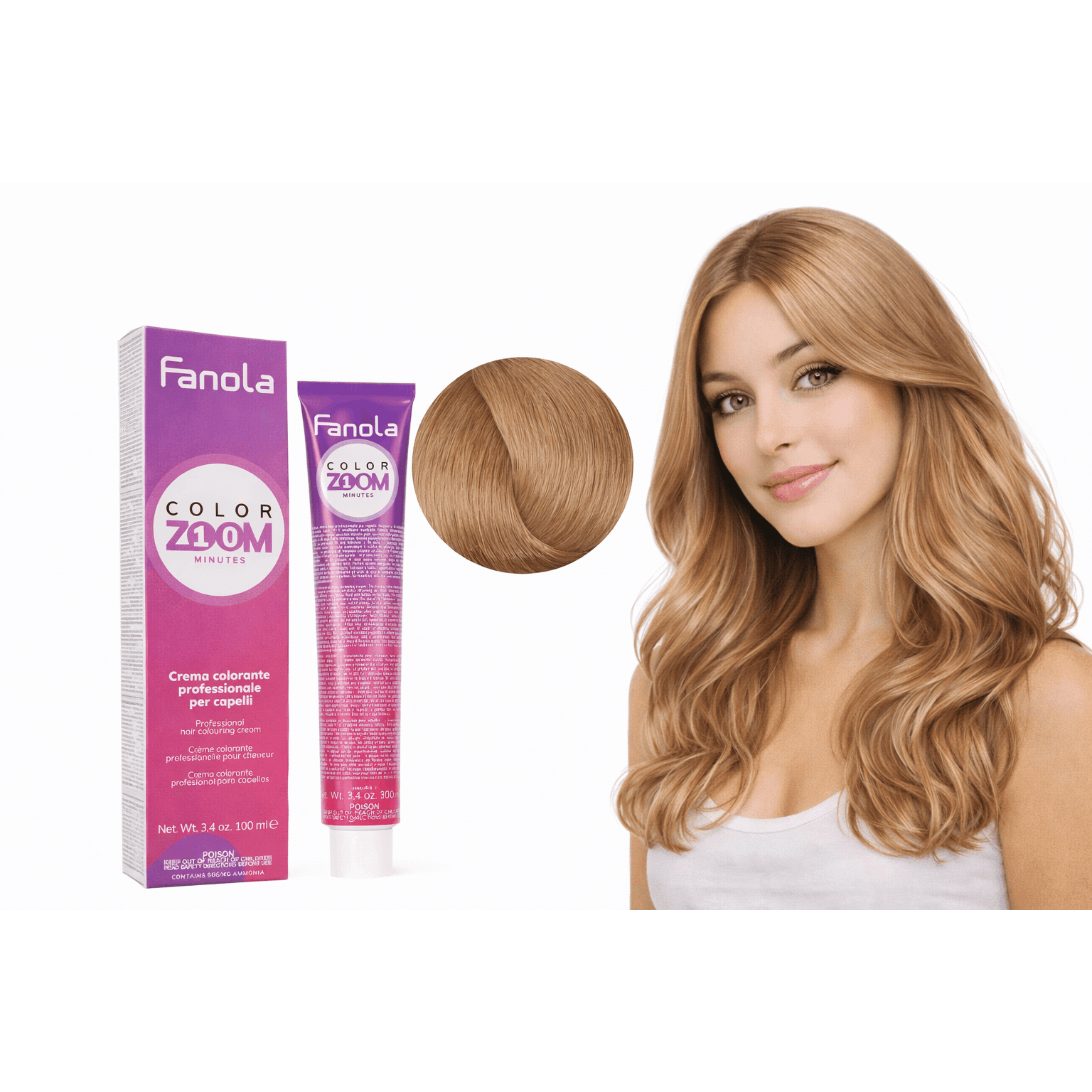 TEMU Color Zoom 7.0 Blonde Natural Hair Color 6pcs Savings Set