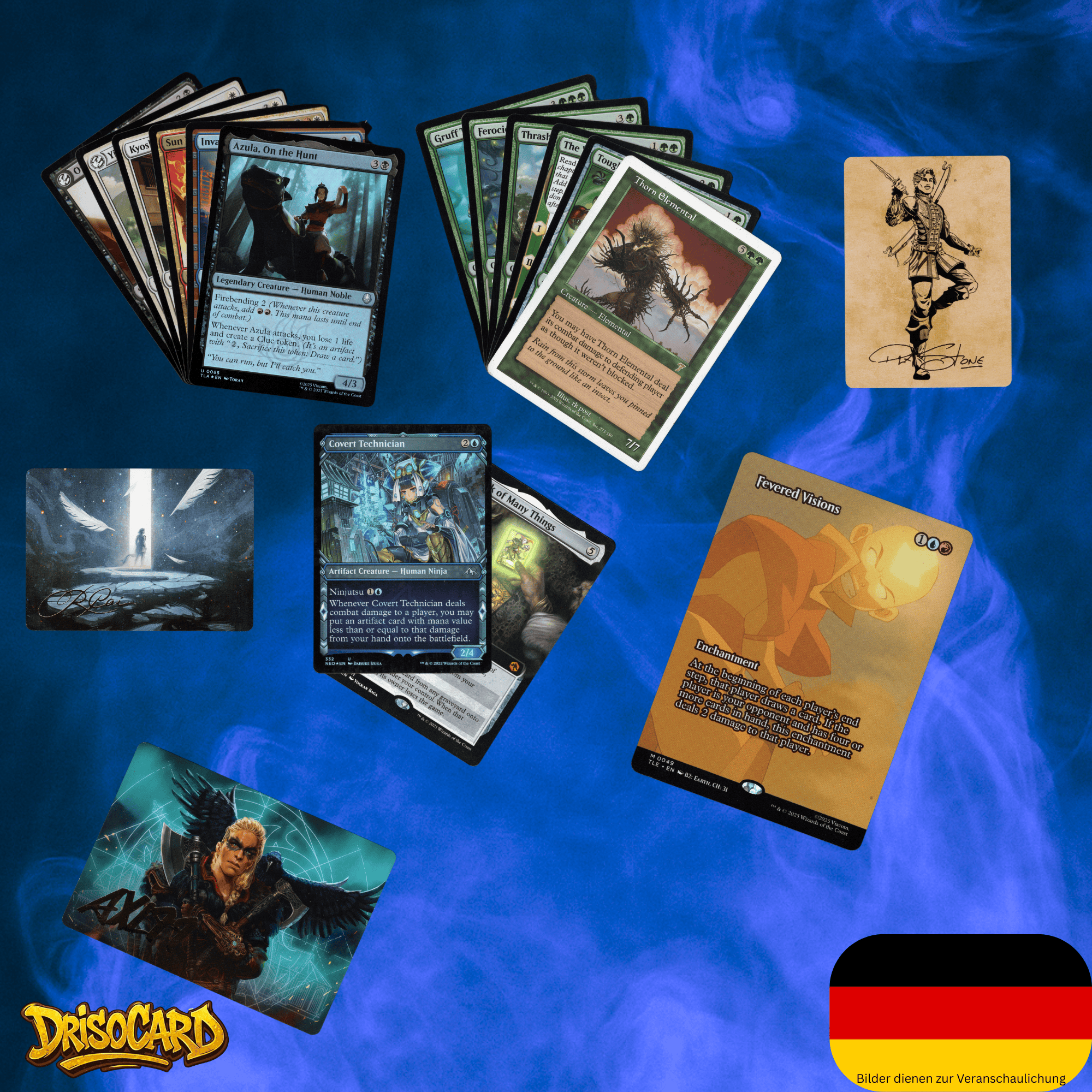 E-shop Karten Deutsch – 50 Karten Bundle – Limitierte Edition mit 5 Foil, 5 Rare & 2 – MTG Sammelkarten