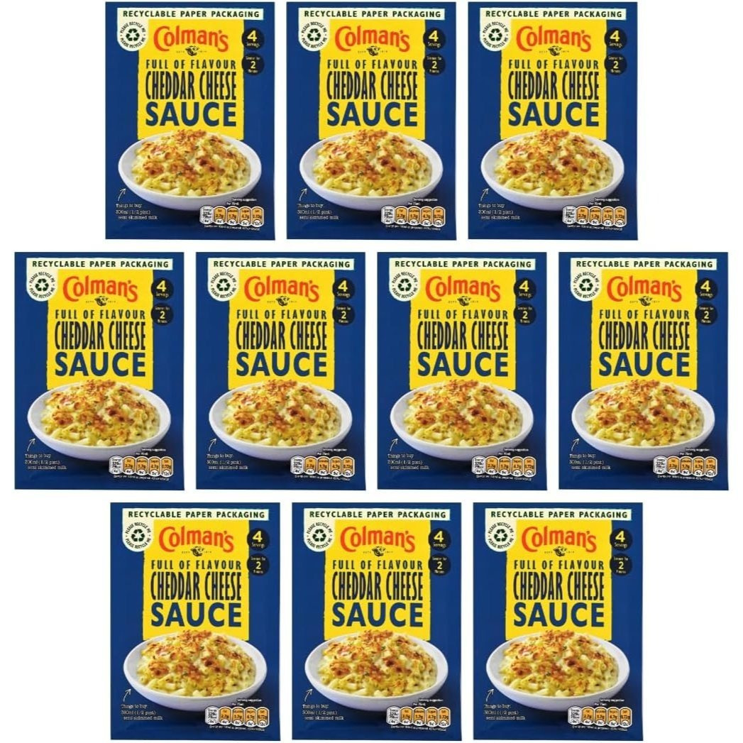 TEMU Colmans Cheese Sauce Mix Sachets Pack Of 10 X 40g