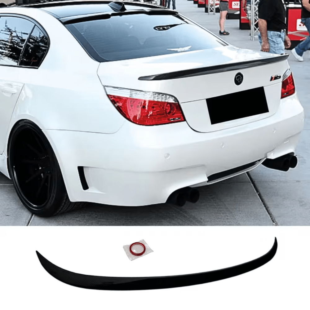 E60 2004-2010 Rear Spoiler Glossy Abs Aerodynamic Trunk Wing