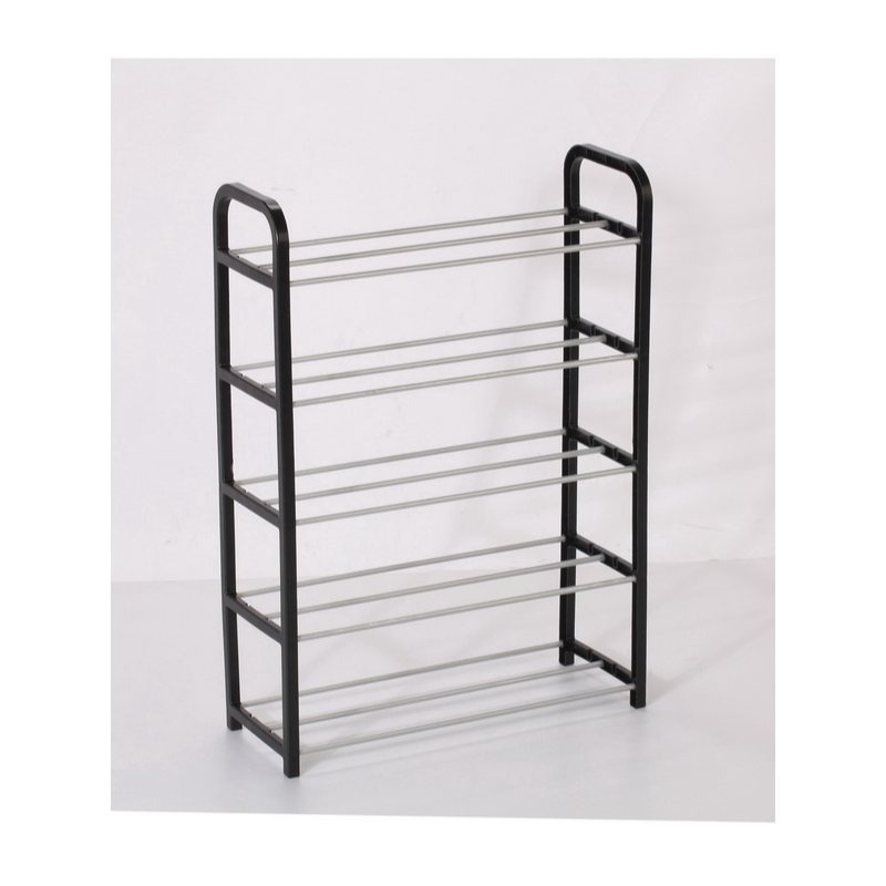 Shoe Rack For Up To 15 Pairs Of Shoes, 50 X 19 X 68 Cm, Shoe Storage Shelf, Easy Assembly - No Drilling Required - Simply Snap