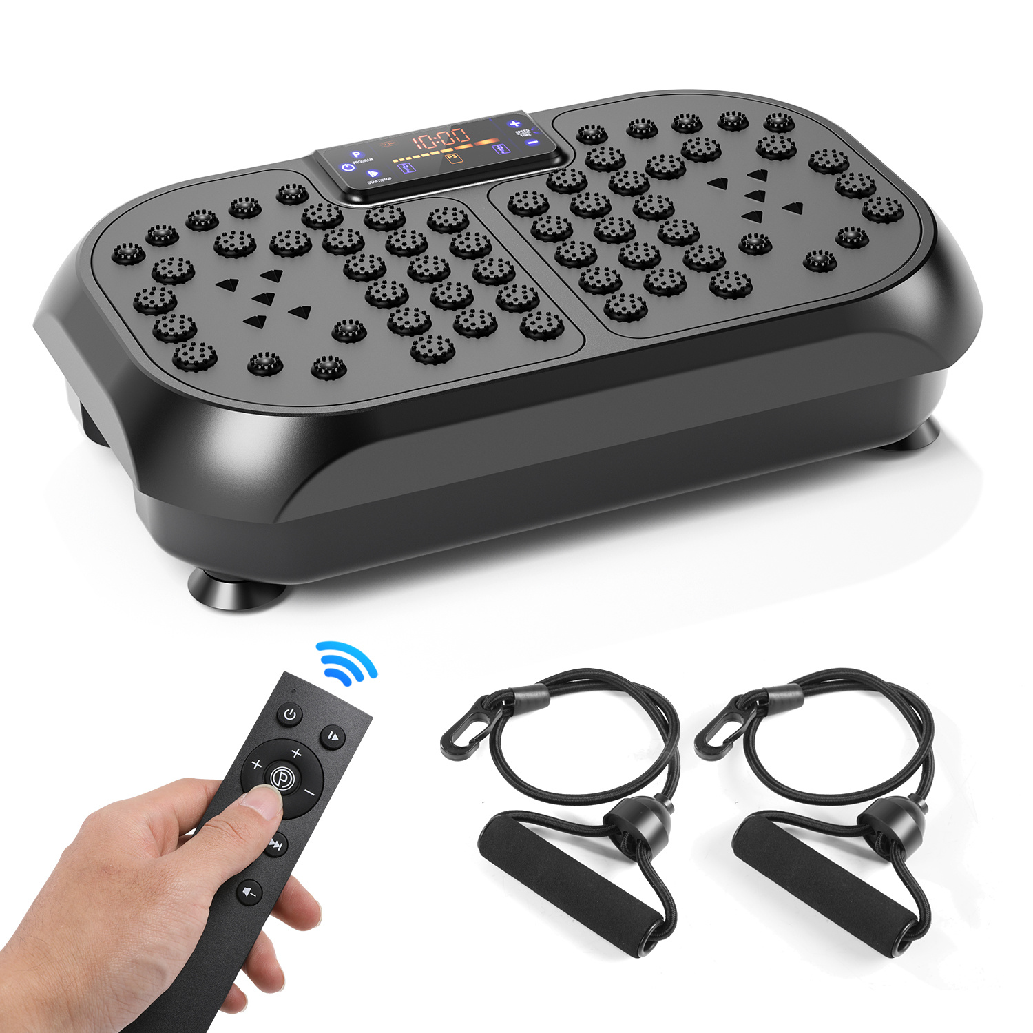 Image of Professional Vibration Plate For Fat Burning | 120 Speed Levels | Quiet Training Magnetic Foot Massage | Slip-resistant Surface For Home