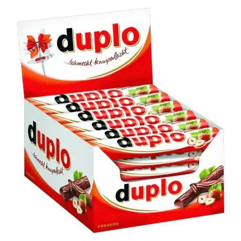 Duplo Single Bar 40x18, 2g – Crispy Chocolate Bar