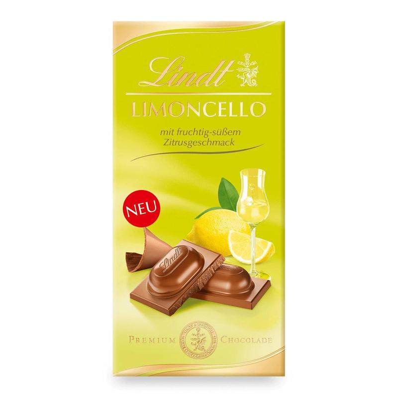 Image of Lindt Limoncello Whole Milk Tablet 100g