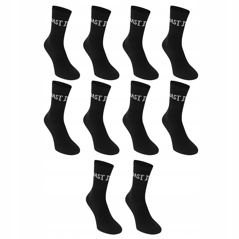 TEMU Everlast Crew Socks,long Sports Socks, 10 Pairs, Size 43-46
