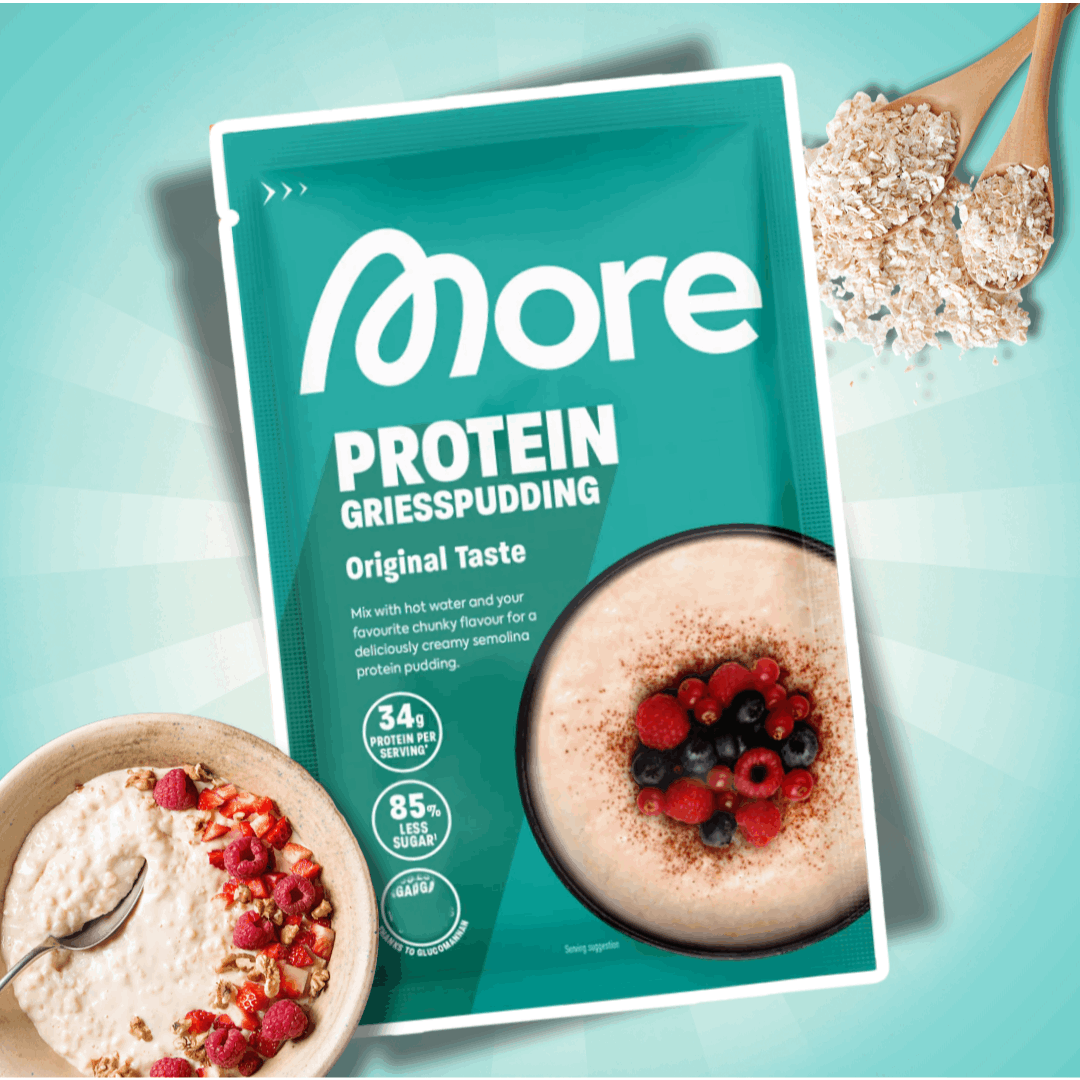 Image of More Protein Grießpudding Original Taste 60 G – Proteinreicher Grießpudding