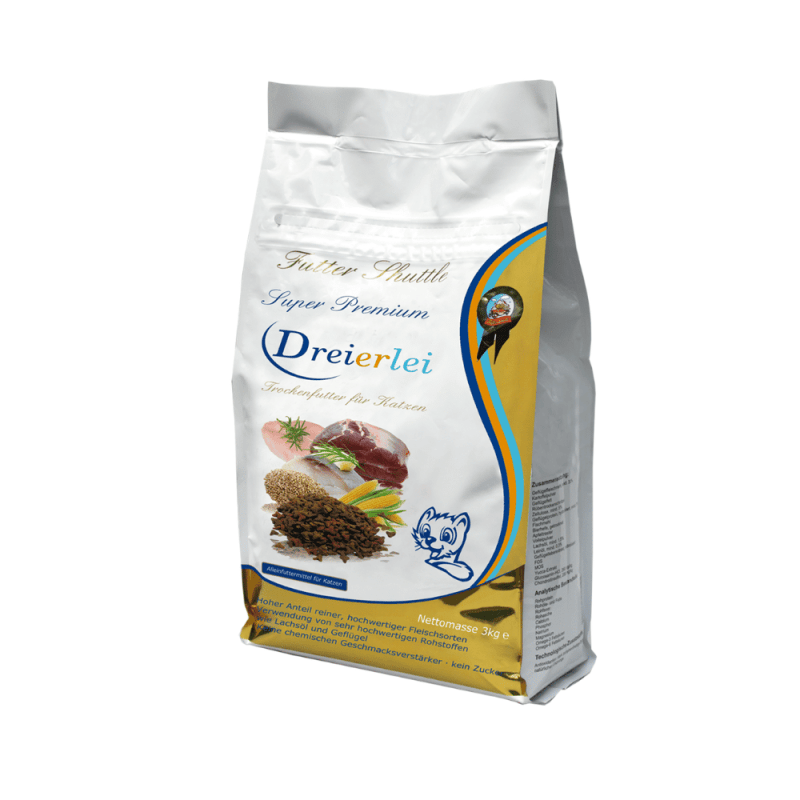 Image of - Cat Dry Food Trio - Poultry, - 3 Kg