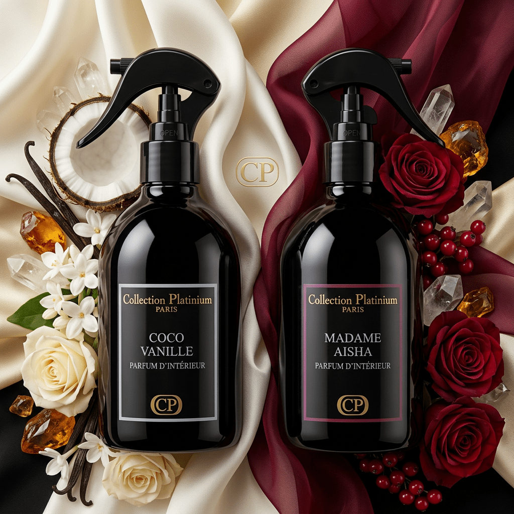 TEMU Lot de 2 Parfums d’Intérieur COLLECTION CCO VANILLE 250ml et MADAME 250ml