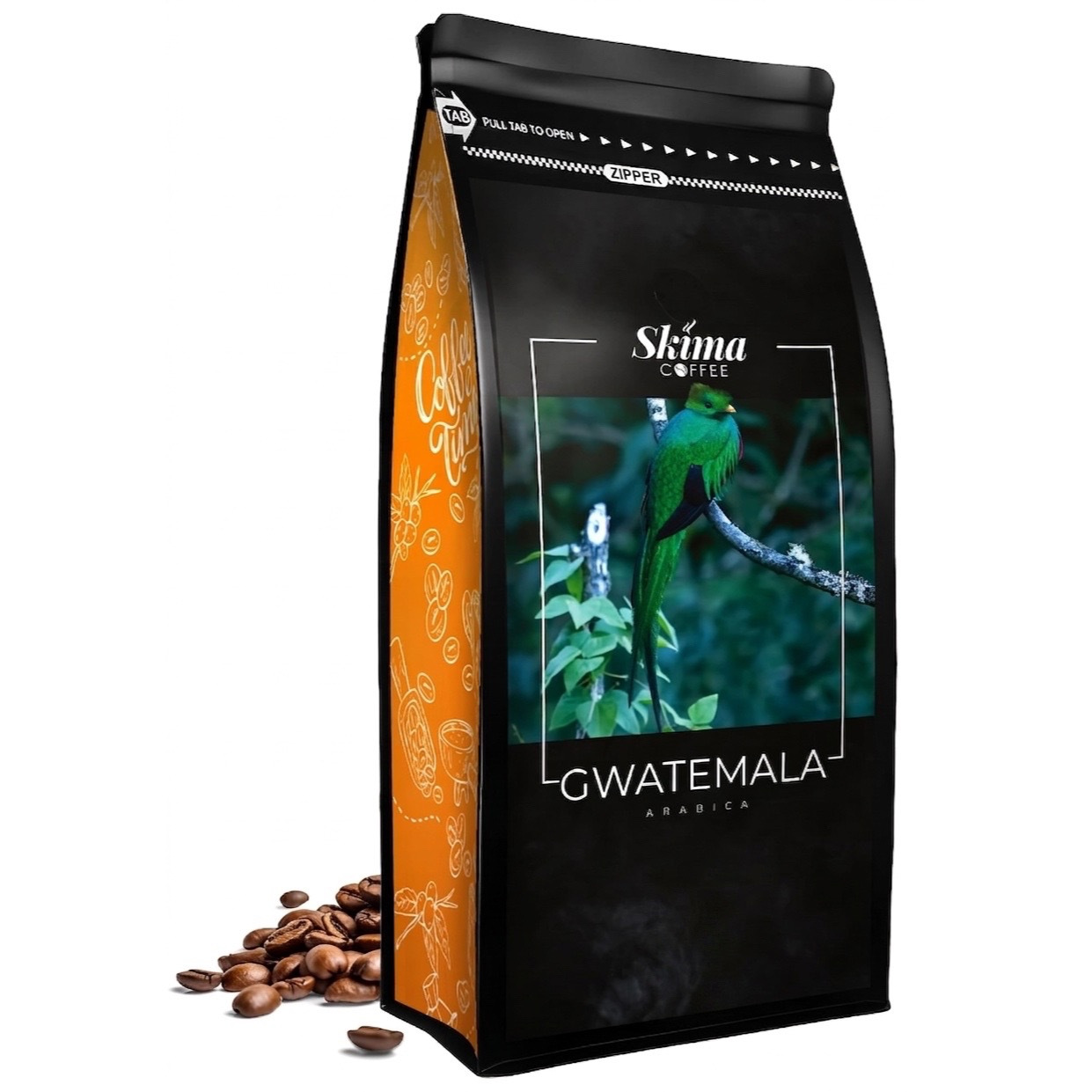 Coffee Beans 1kg Guatemala 100% Arabica Freshly Roasted For Espresso +free