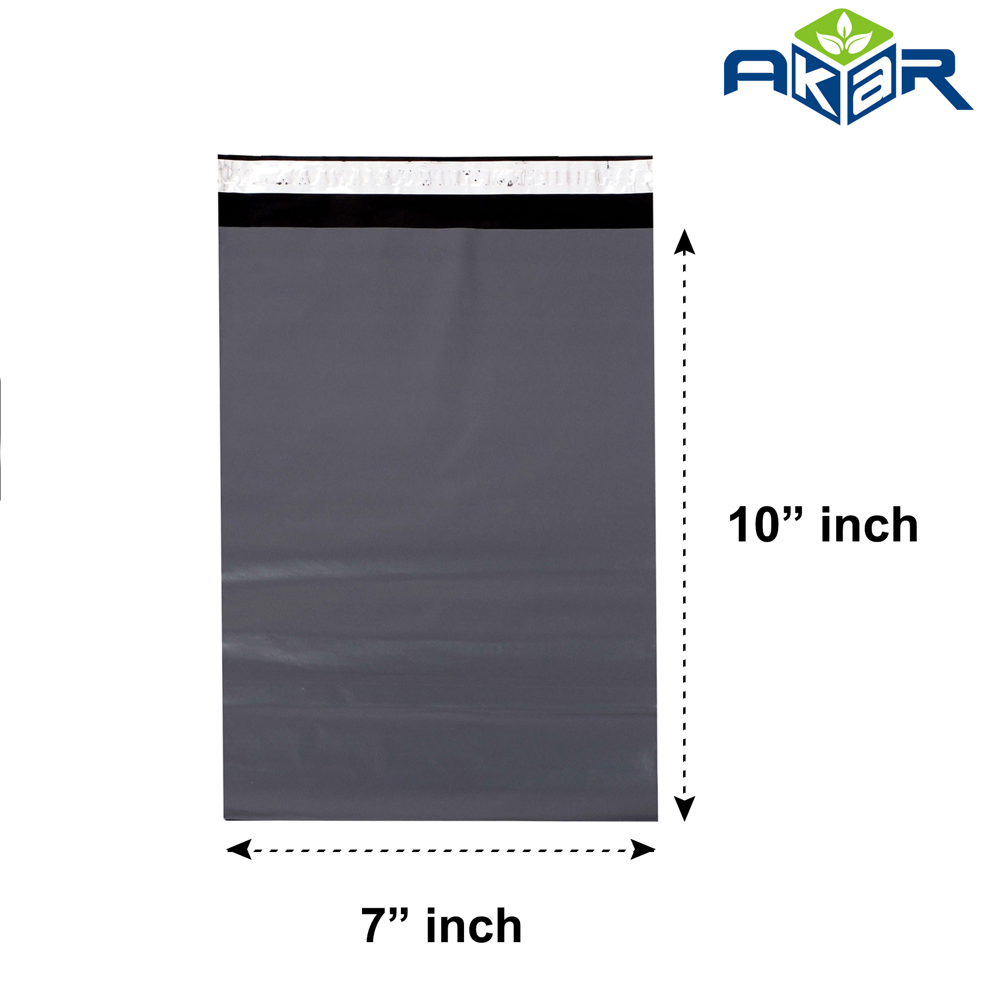 TEMU 100pcs Grey Poly Mailers 7x10 Inch, Plastic Shipping Bags, Waterproof & Tear-proof Medium Courier Bags For Packaging (175x250mm)