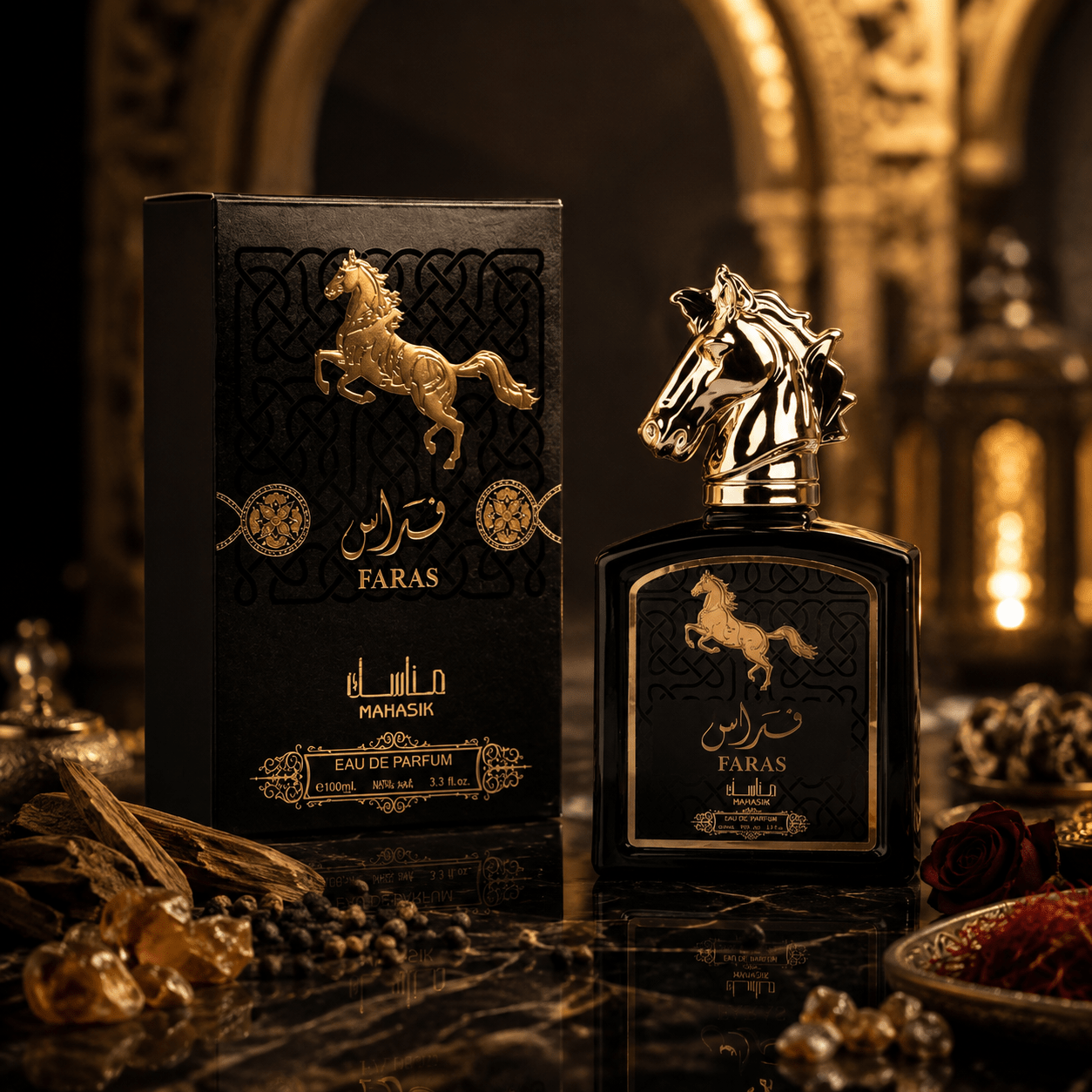 TEMU – Eau de Parfum Unisex 100 ml | Oriental Amaderada | Oud, , Rosa, , Ámbar y Almizcle | Lujoso del para