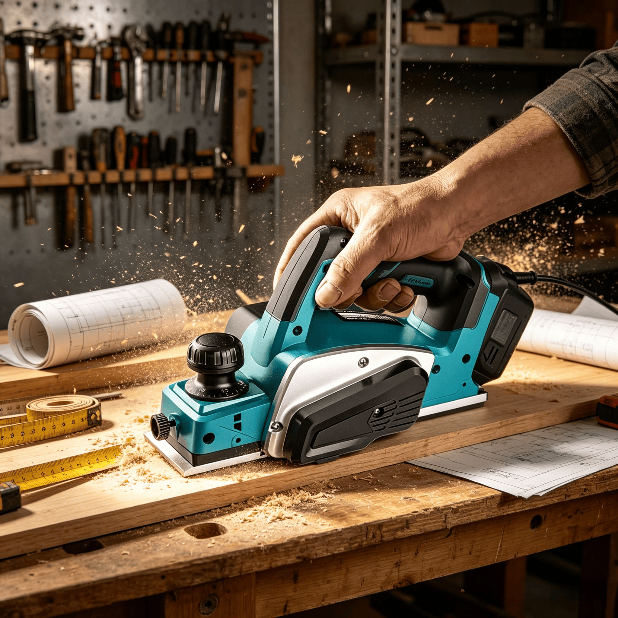 Image of Household Manual Planer, Woodworking Tools, Manual Woodworking Planer, Diy Crafts.