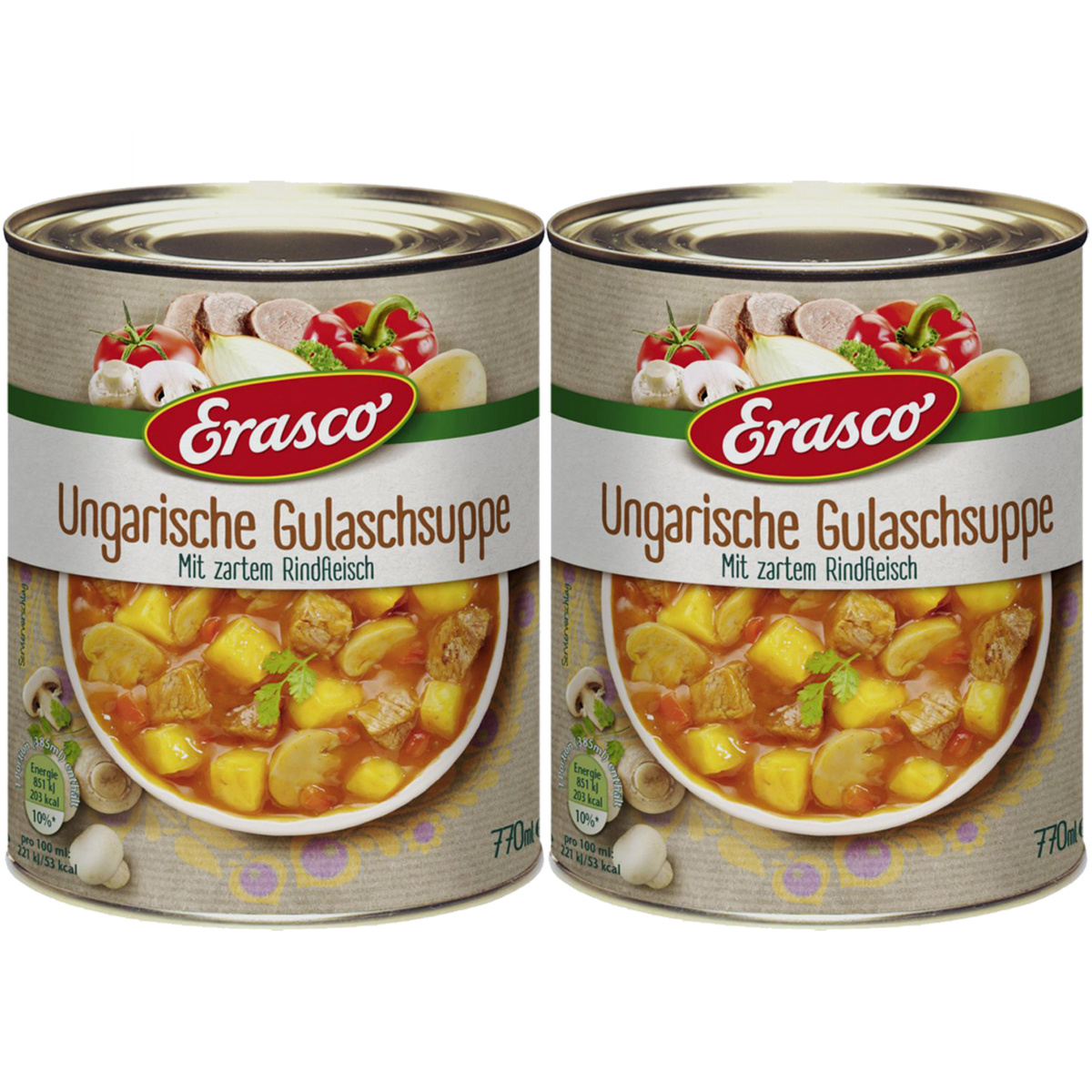 I Scraped Hungarian Goulash Soup Stew With Beef 770ml 2-pack