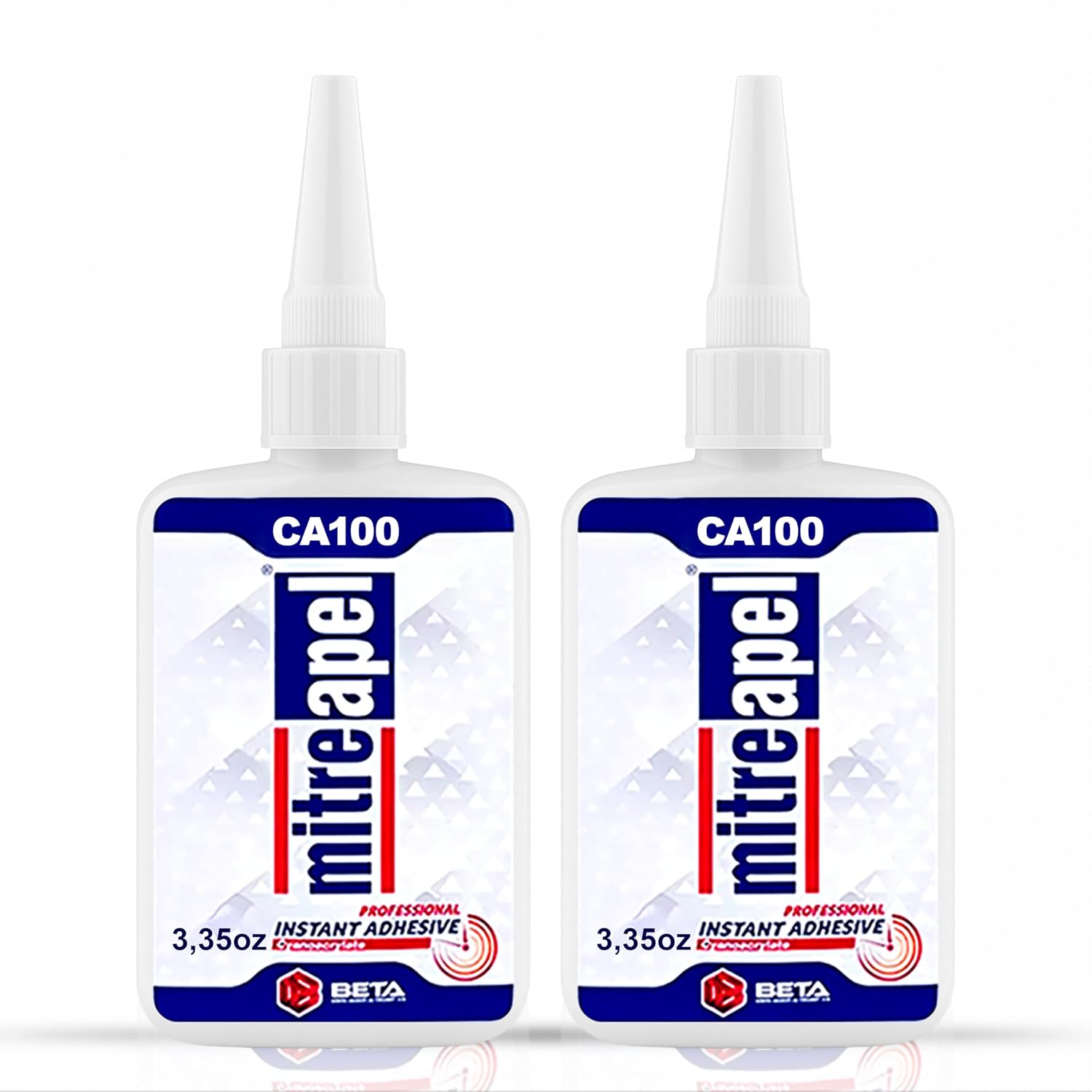 Image of Mitreapel Super (100 G) For Plastic, Leather, And Ceramics - Fast Glue For Woodworking, Model Building, And Carpentry - 2-part