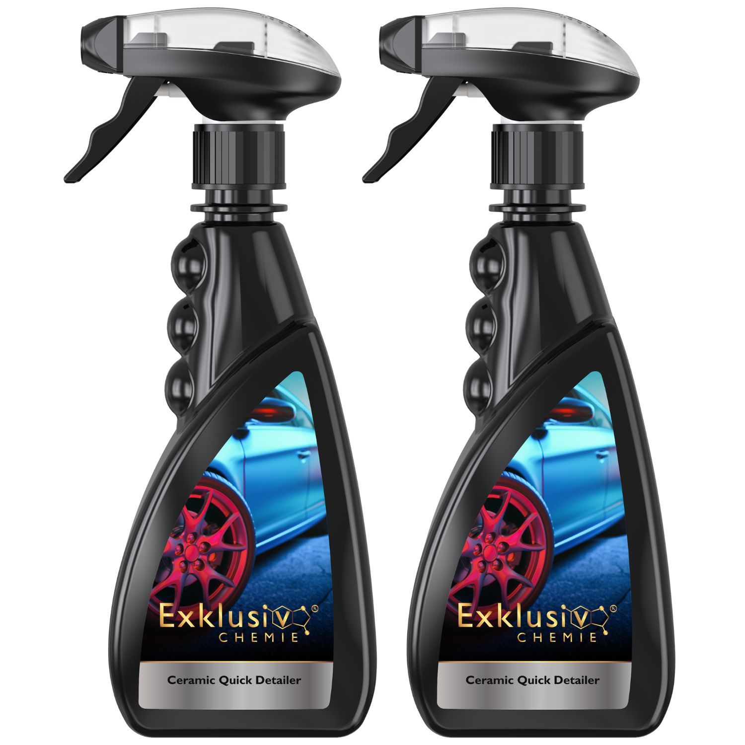 Image of 2x Quick Detailer Ceramic | Car Paint Cleaner | Paint Sealing With | Ceramic Sealing | Fast Paint Finish For Smoothness & Shine | 500 Ml