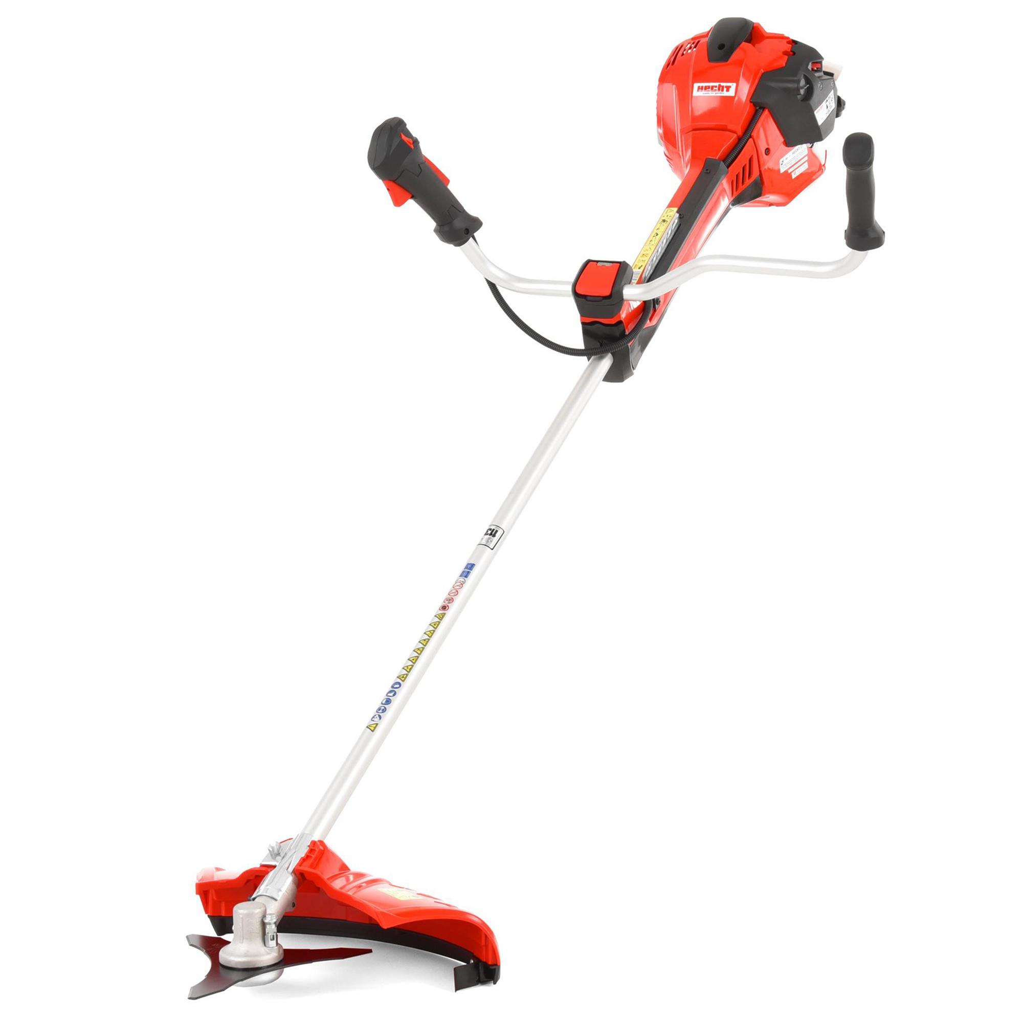 Image of Gasoline Brush Cutter And Grass Trimmer With 52 Cm³ And System – Tool With 25.5 Cm Metal Blade, 43 Cm Line Width, Carrying Strap, And 9.1 Kg For Overgrowth, Slope Edges, And Land