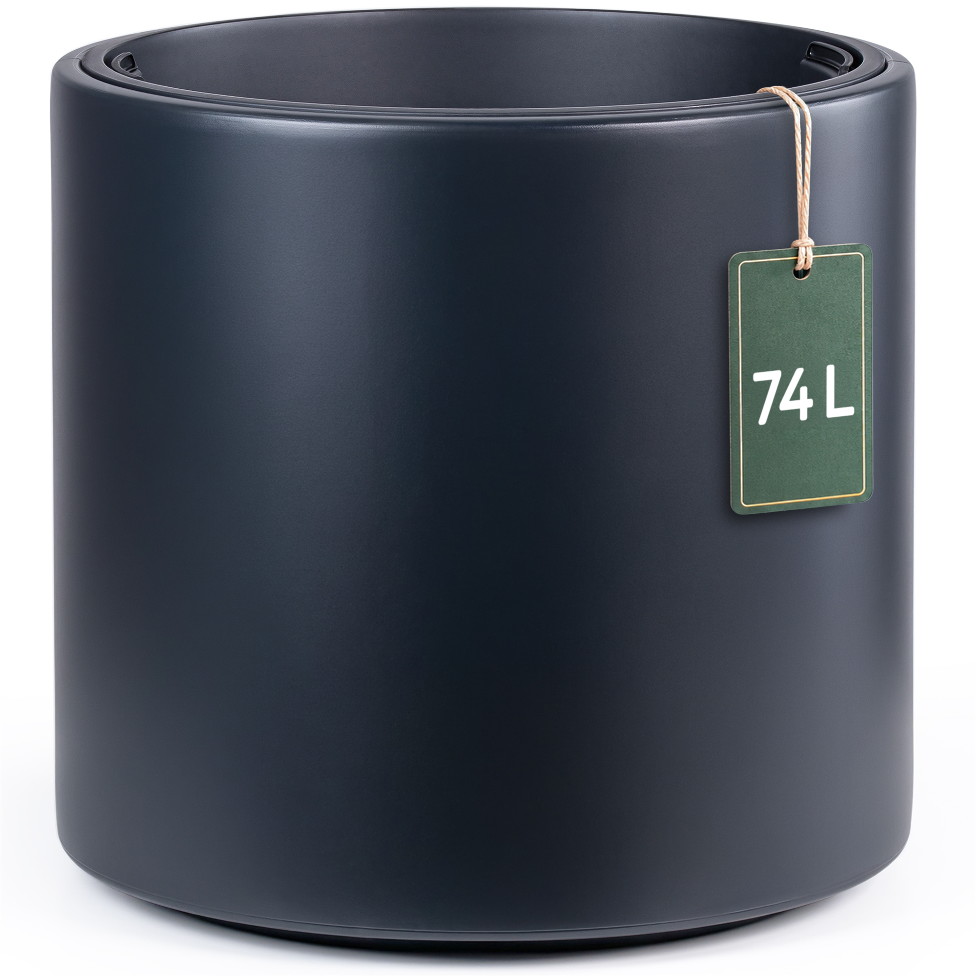 Flower Pot 47 Cm Diameter With Insert – Large Outdoor Planter With 74 L Capacity, Plastic Flower Pot For Outdoors, Uv & Frost Resistant, Scratch Resistant, For Indoor, Balcony, Terrace & Garden