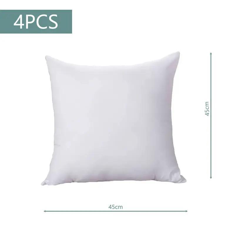 TEMU Juego de 4 piezas combinadas de calidad, tamaño , almohada decorativa blanca, de cojín, almohada para sofá, asiento de coche, de almohada,