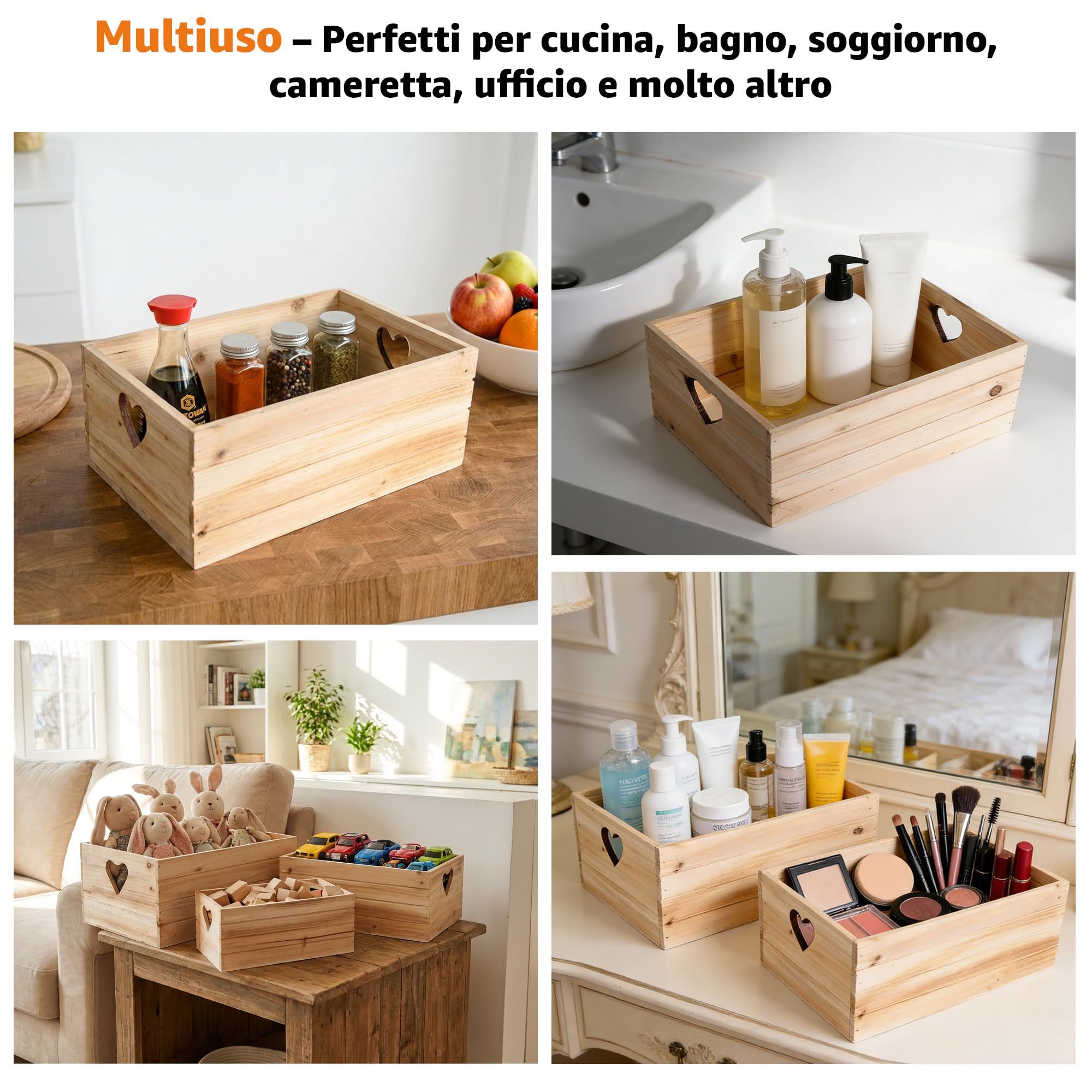 Home Drawer Set, 3-piece In Sizes – Organizer For Home, Bathroom, Kitchen