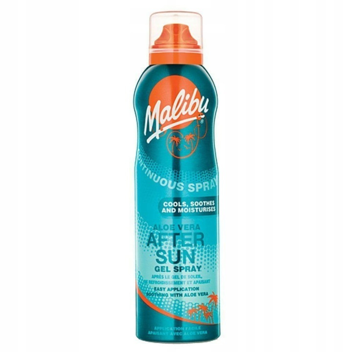 Malibu Aloe Vera 175ml * Soothing Cooling Gel Spray For
